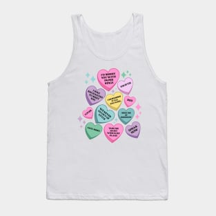 Conversation Hearts Taylors Version Valentine's Day Tank Top